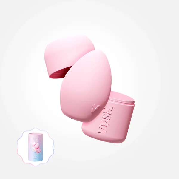 VUSH Plump Compact Palm Vibrator - Pink Friday — image 2 of 3