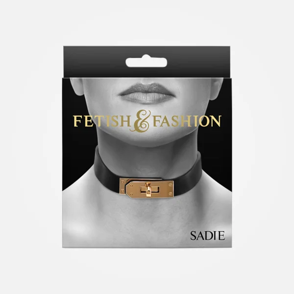 NS Novelties Fetish &amp; Fashion Sadie Collar - Black — image 2 of 2