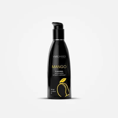 wicked aqua water based lubricant mango