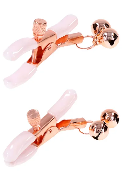 Sex & Mischief Peaches N Creame Bell Nipple Clamps — image 3 of 3