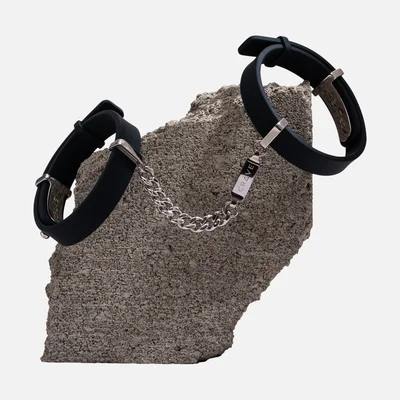crave id handcuffs black amp silver