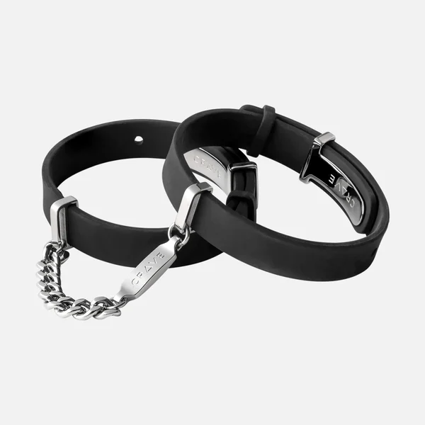 CRAVE ID Handcuffs - Black &amp; Silver — image 2 of 3
