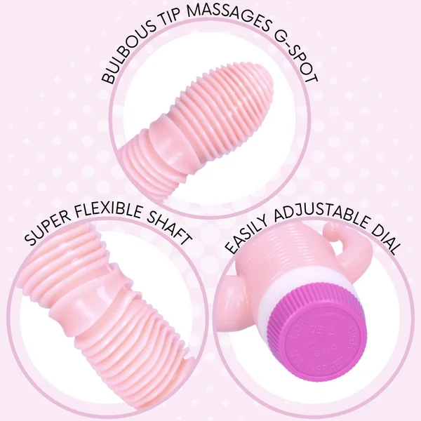 Rippled Triple Stimulating Power Vibrator — image 5 of 15