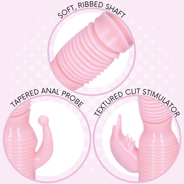 Rippled Triple Stimulating Power Vibrator — image 7 of 15