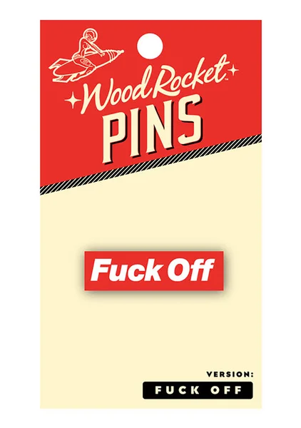 Fuck Off Enamel Pin — image 2 of 2