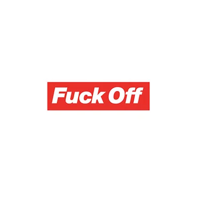 fuck off enamel pin