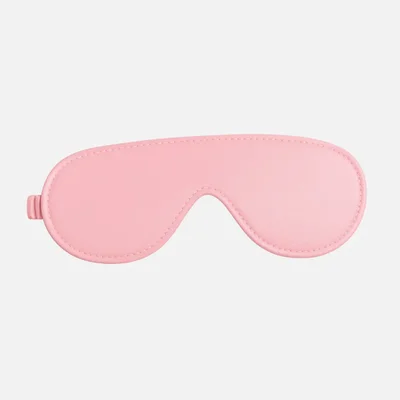 vush pink faux leather eye mask
