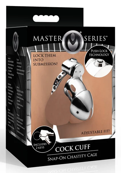 Cock Cuff Snap-On Chastity Cage — image 8 of 8