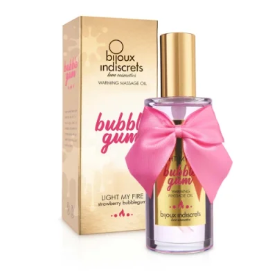 bubblegum warming massage oil