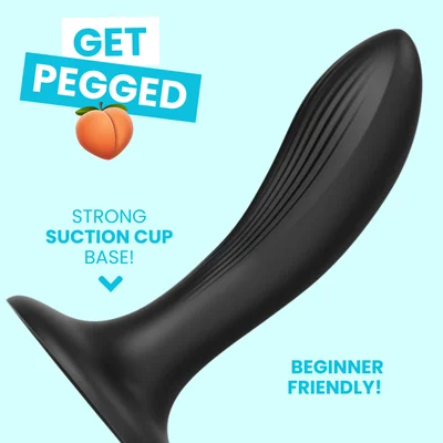 curved silicone dildo with suction cup perfect for g spot stimulation or pegging