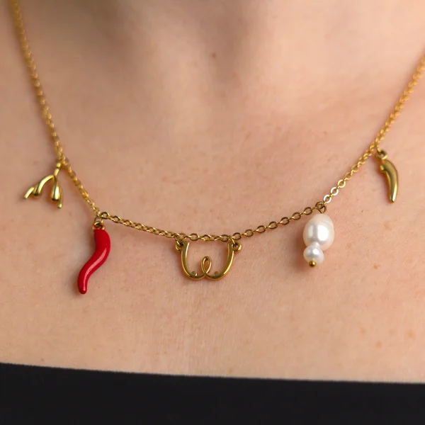 Gold Charm Necklace — image 3 of 3