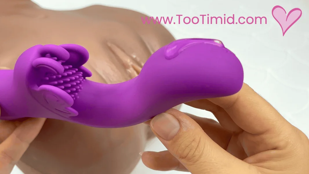 Fluttering Bliss Silicone Dual Action Butterfly Vibrator - It's Waterproof! — image 10 of 14