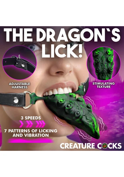 Creature Cocks - Dragon's Lick Vibrating Oral Enhancer — image 2 of 6