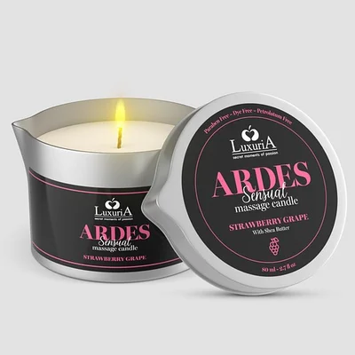 luxuria ardes massage candle