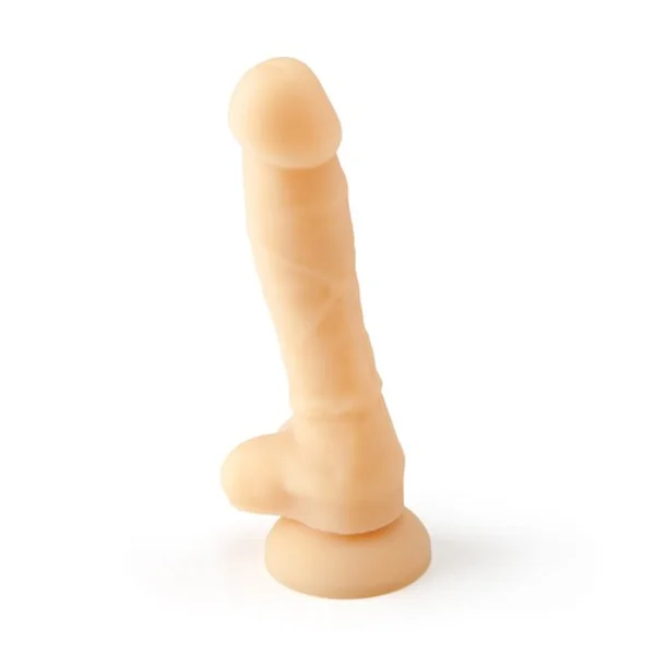 Soft touch harness and 7" silicone dildo set — image 4 of 5