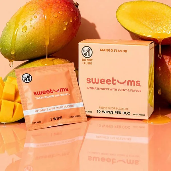 Sweetums flavored wipe mango - 1 piece — image 2 of 6