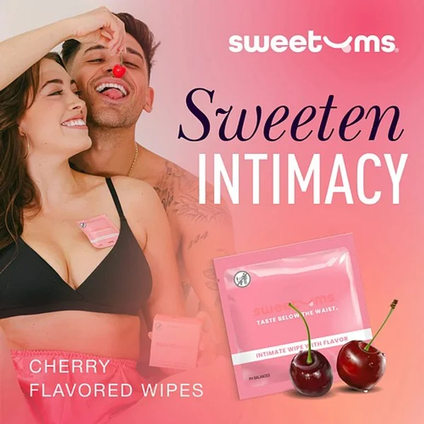 Sweetums flavored wipe cherry - 1 piece — image 7 of 8