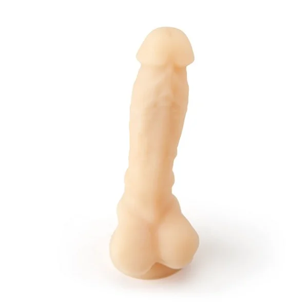 Wide back vegan harness and 7" silicone dildo set — image 4 of 6