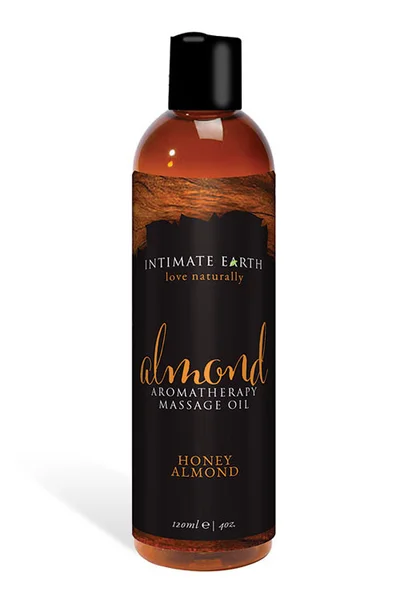 Intimate Earth Aromatherapy Massage Oil - Honey Almond (120ml) — image 2 of 2