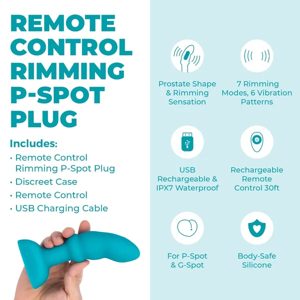 Remote Control Rimming P-Spot Plug — image 12 of 18