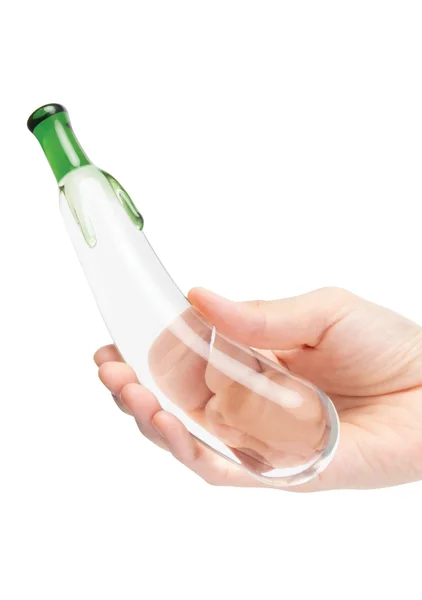 Eggplant Ecstasy 7.25" Glass Dildo — image 3 of 7