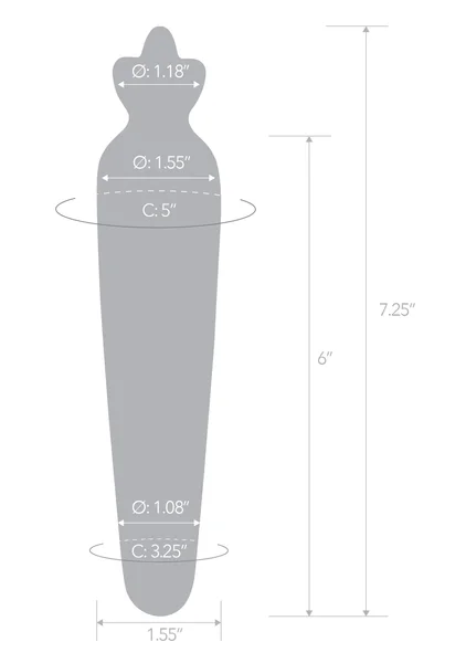 Bunny's Secret 7.25" Glass Dildo — image 5 of 7