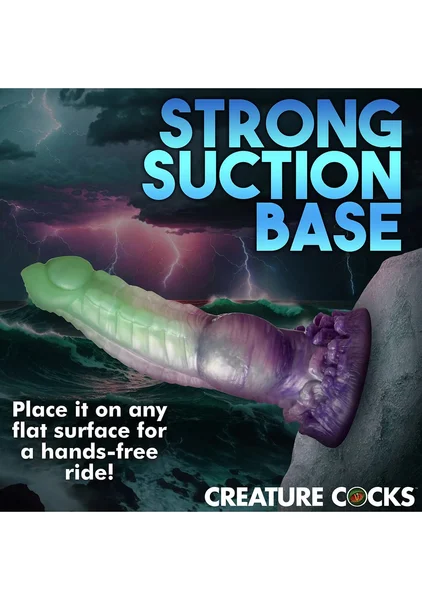 Creature Cocks - Aqua Phoenix Silicone Dildo — image 6 of 9