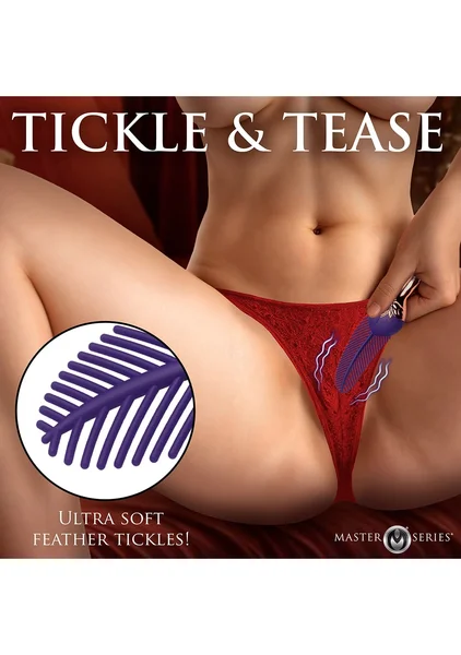 The Tickler Vibrating Silicone Feather Tickler — image 4 of 7