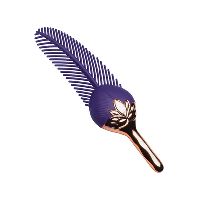 the tickler vibrating silicone feather tickler