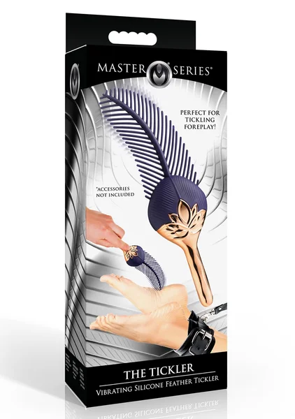 The Tickler Vibrating Silicone Feather Tickler — image 7 of 7