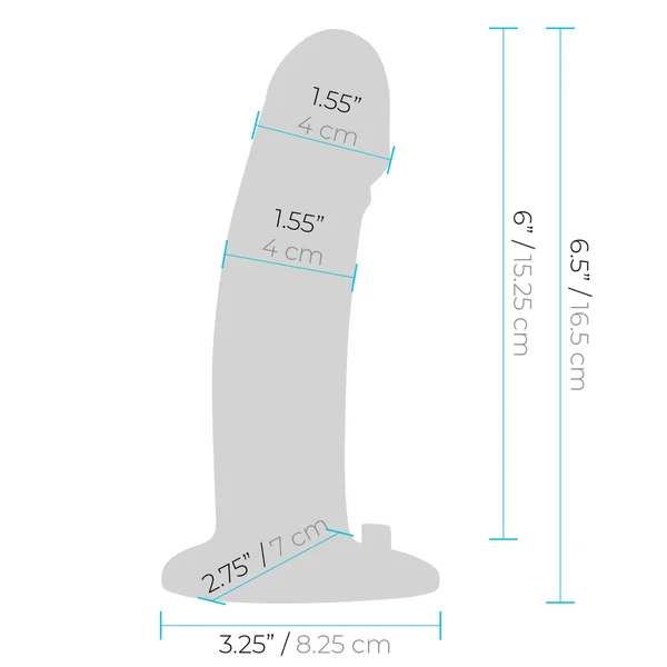 6.5" Realistic Vibrating Dildo with Harness & Remote — image 5 of 18