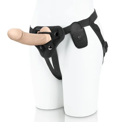 65 realistic vibrating dildo with harness remote