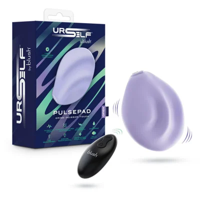 pulsepad soft silicone grinding vibrator with remote