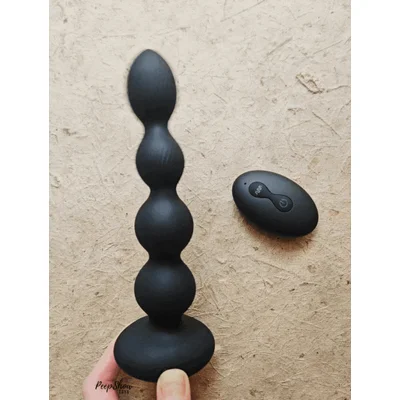 rotating anal beads vibrator with remote