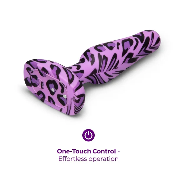 Leopard Novice Plug Vibrating Anal Toy for Beginners — image 5 of 14