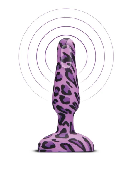 Leopard Novice Plug Vibrating Anal Toy for Beginners — image 7 of 14