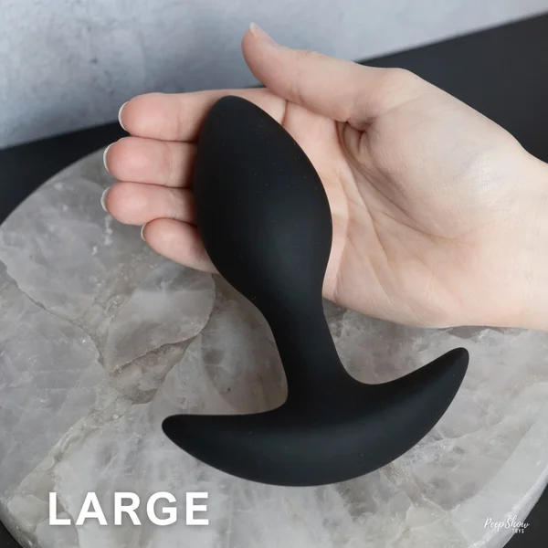 Heft Weighted Silicone Butt Plug - 1 Plug (Choose Small, Medium, or Large) — image 6 of 25