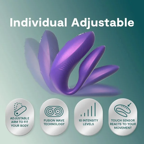 We-Vibe Chorus Pro - Couples Vibrator with Squeeze Remote — image 3 of 18