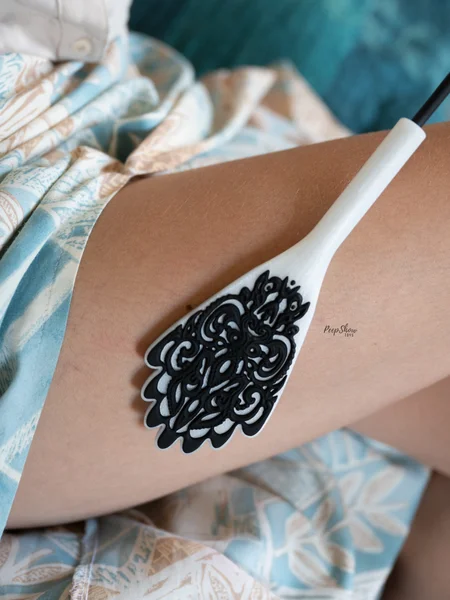 Silicone Lace Strike Crop - Leaves Lacy Mark on Skin — image 9 of 18