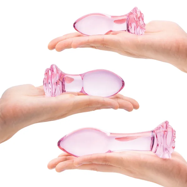 3-Piece Rosebud Glass Butt Plug Training Kit — image 8 of 14