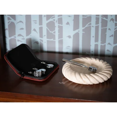 stainless steel pinwheel 4 pack advanced kit with storage case by rouge
