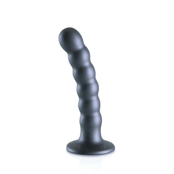 5-Inch Beaded Silicone Dildo - Slim — image 7 of 12