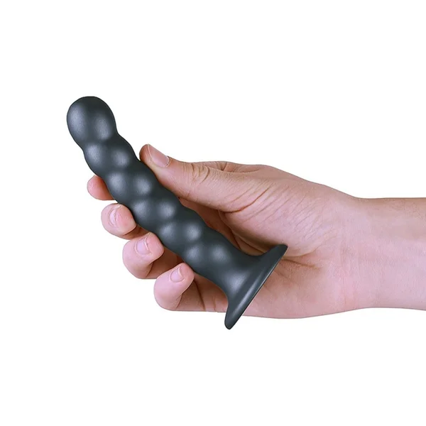 5-Inch Beaded Silicone Dildo - Slim — image 9 of 12