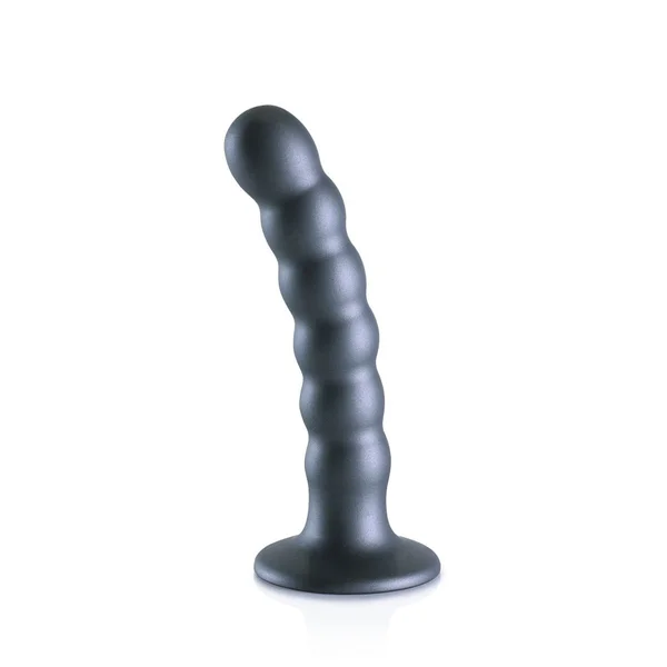 5-Inch Beaded Silicone Dildo - Slim — image 2 of 12