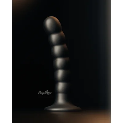 5 inch beaded silicone dildo slim