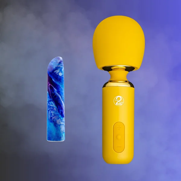 Power Vibe Azure Bullet + Favourite Wand Vibrator Bundle — image 8 of 14