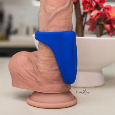 admiral soft silicone vibrating perineum massager ring