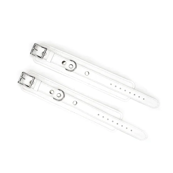 Fuji White Leather Ankle Cuffs — image 8 of 10