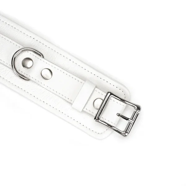 Fuji White Leather Ankle Cuffs — image 3 of 10