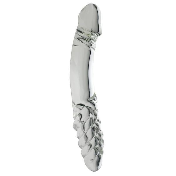 Blown Double Ended with Twist Glass Dildo — image 5 of 8